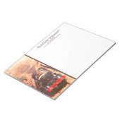 Bloc-note Moteur à vapeur classique, vieille locomotive, per (Incliné)