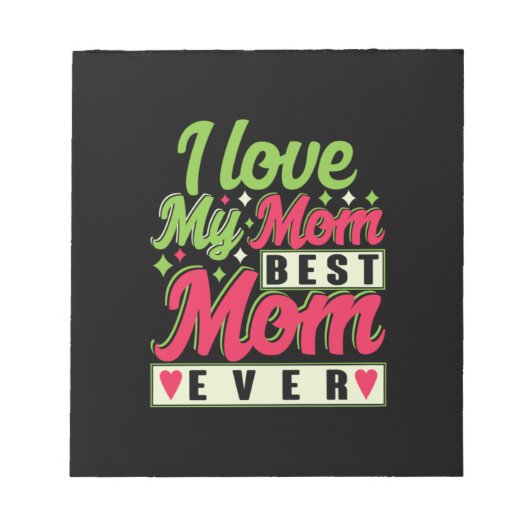 Bloc-note Mother Gift I Love My Maman (Devant)