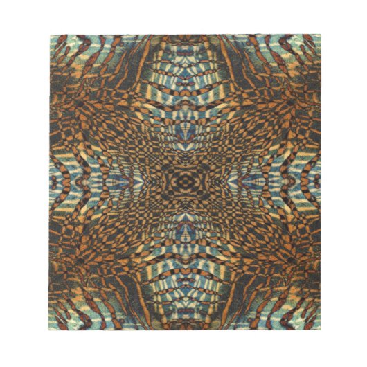 Bloc-note Motif à fourrure de tigre de Kaleidoscope (Devant)