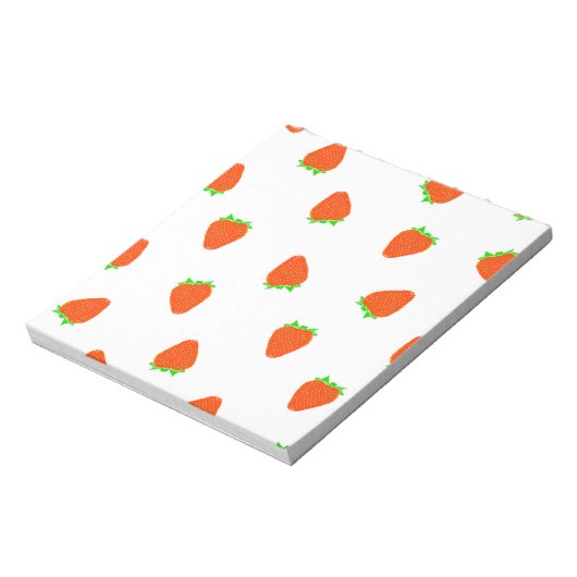 Bloc-note motif à fraise (Tourné)