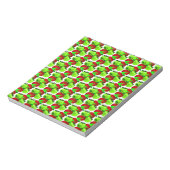 Bloc-note Motif à pomme rouge et verte (Tourné)