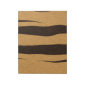 Bloc-note Motif à rayures de tigre. (Tourné)