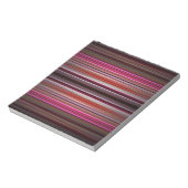 Bloc-note Motif à rayures roses (Tourné)