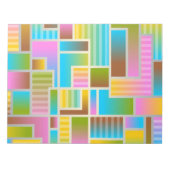 BLOC-NOTE MOTIF ABSTRAIT COLORÉ (Devant)