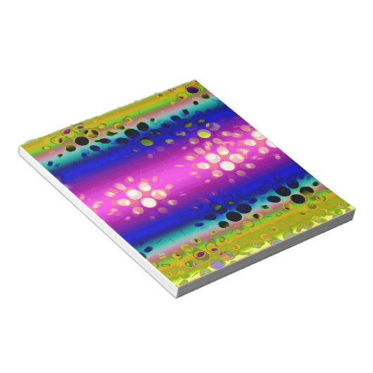 Bloc-note Motif Abstrait coloré (Incliné)