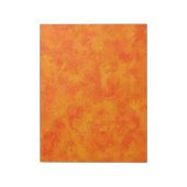 Bloc-note Motif Abstrait Orange (Tourné)