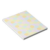 Bloc-note Motif Abstrait Pastel avec Polygons (Incliné)