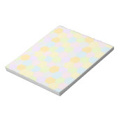 Bloc-note Motif Abstrait Pastel avec Polygons (Tourné)