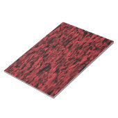Bloc-note Motif Abstrait Rouge Noir (Incliné)