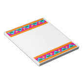 Bloc-note Motif amérindien multicolore Abstrait (Incliné)
