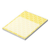 Bloc-note Motif amusant de crayon jaune (Tourné)