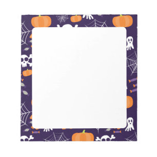 Bloc-note Motif amusant d'Halloween