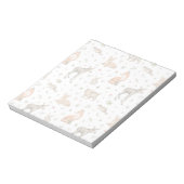 Bloc-note Motif animal de bois mou (Tourné)