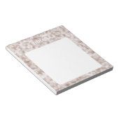 Bloc-note Motif aquarelle rouge élégant (Incliné)