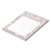 Bloc-note Motif aquarelle rouge élégant (Tourné)