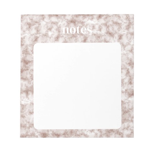 Bloc-note Motif aquarelle rouge élégant (Devant)
