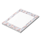 Bloc-note Motif aux délicates fleurs de sakura printanière (Tourné)