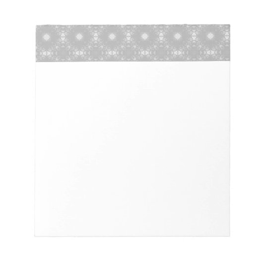 Bloc-note Motif blanc (Devant)