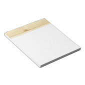 Bloc-note Motif blanc vieux bois de chêne (Incliné)