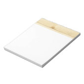 Bloc-note Motif blanc vieux bois de chêne (Tourné)