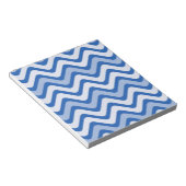 Bloc-note Motif bleu ondulé (Incliné)