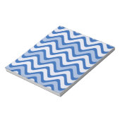 Bloc-note Motif bleu ondulé (Tourné)