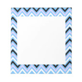 Bloc-note Motif Blue et Lilac Chevron (Devant)