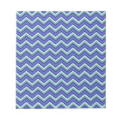 Bloc-note Motif Blue Sapphire Chevron (Devant)