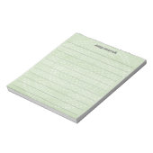 Bloc-note Motif Boho Dot moderne avec nom de script (Tourné)