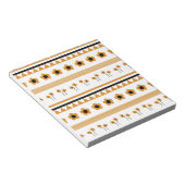 Bloc-note Motif Boho triangle de bordure (Incliné)