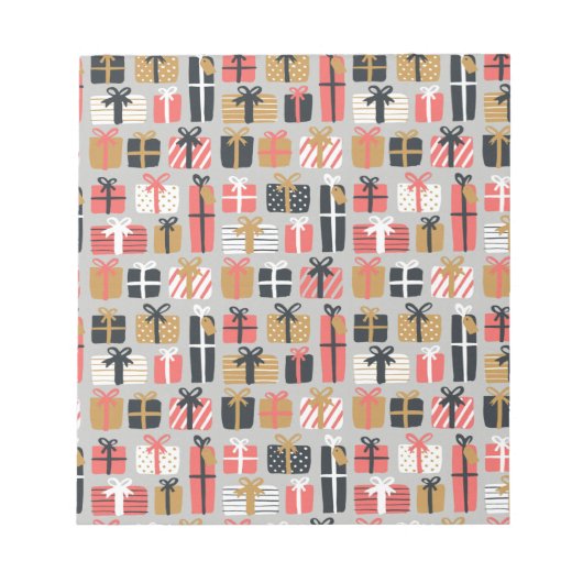 Bloc-note Motif cadeau de Noël (Devant)