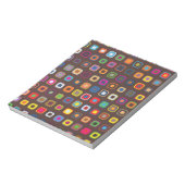 Bloc-note Motif Carré Brown (Tourné)