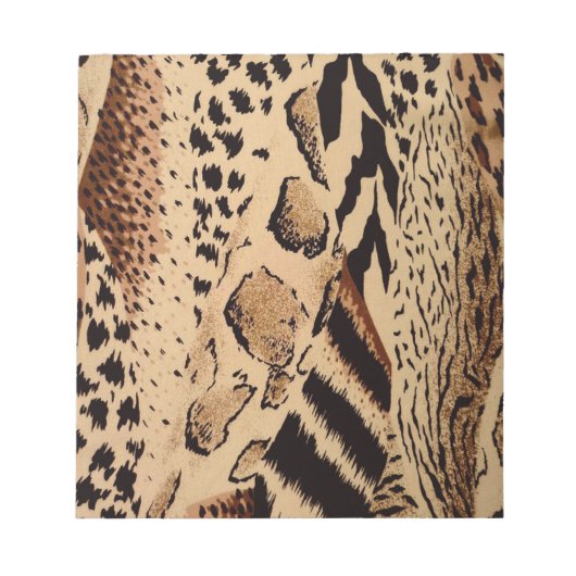 Bloc-note Motif Cheetah (Devant)