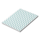 Bloc-note Motif Chevron ZigZag dans Mint Green (Tourné)