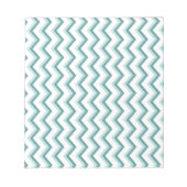 Bloc-note Motif Chevron ZigZag dans Mint Green (Devant)