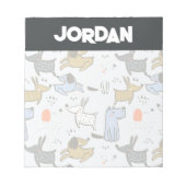 Bloc-note Motif chien mignon Doodle (Devant)