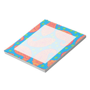 Bloc-note Motif coloré Paisley