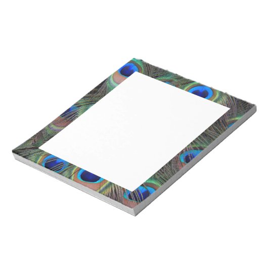 Bloc-note Motif coloré Peacock Feather Eyespot (Tourné)
