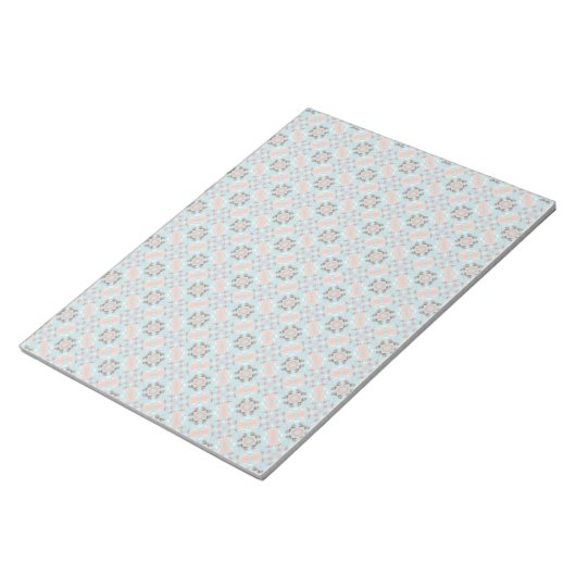 Bloc-note Motif coquillage sans couture (Incliné)