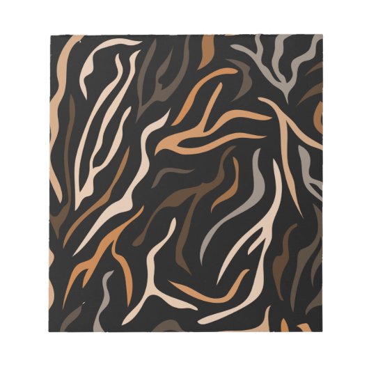 Bloc-note Motif couleur tigre animal (Devant)