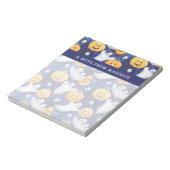 Bloc-note Motif d'aquarelle Halloween (Tourné)