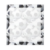 Bloc-note Motif de balle de football (Devant)