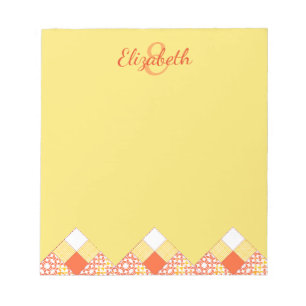 Bloc-note Motif de blocs de surfaces d'automne