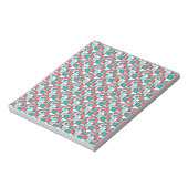 Bloc-note Motif de briques rétro (Tourné)