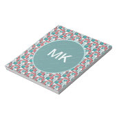 Bloc-note Motif de briques rétro (Tourné)