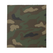 Bloc-note motif de camouflage militaire (Devant)