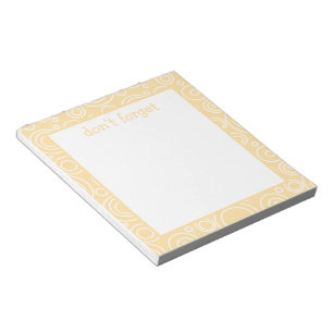 Bloc-note Motif de cercle amusant