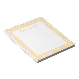 Bloc-note Motif de cercle amusant