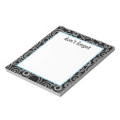Bloc-note Motif de cercle amusant (Tourné)