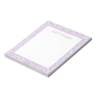 Bloc-note Motif de cercle amusant